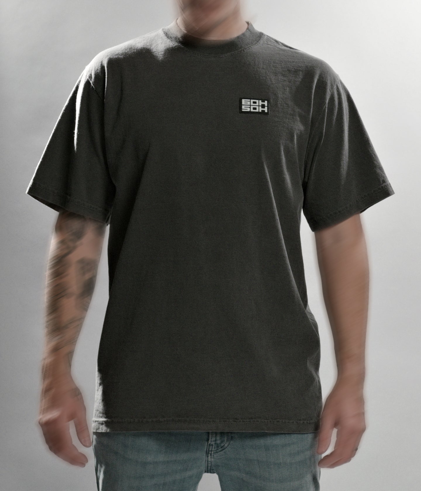 GRAPHITE GARMENT DYED 6OH5OH TEE