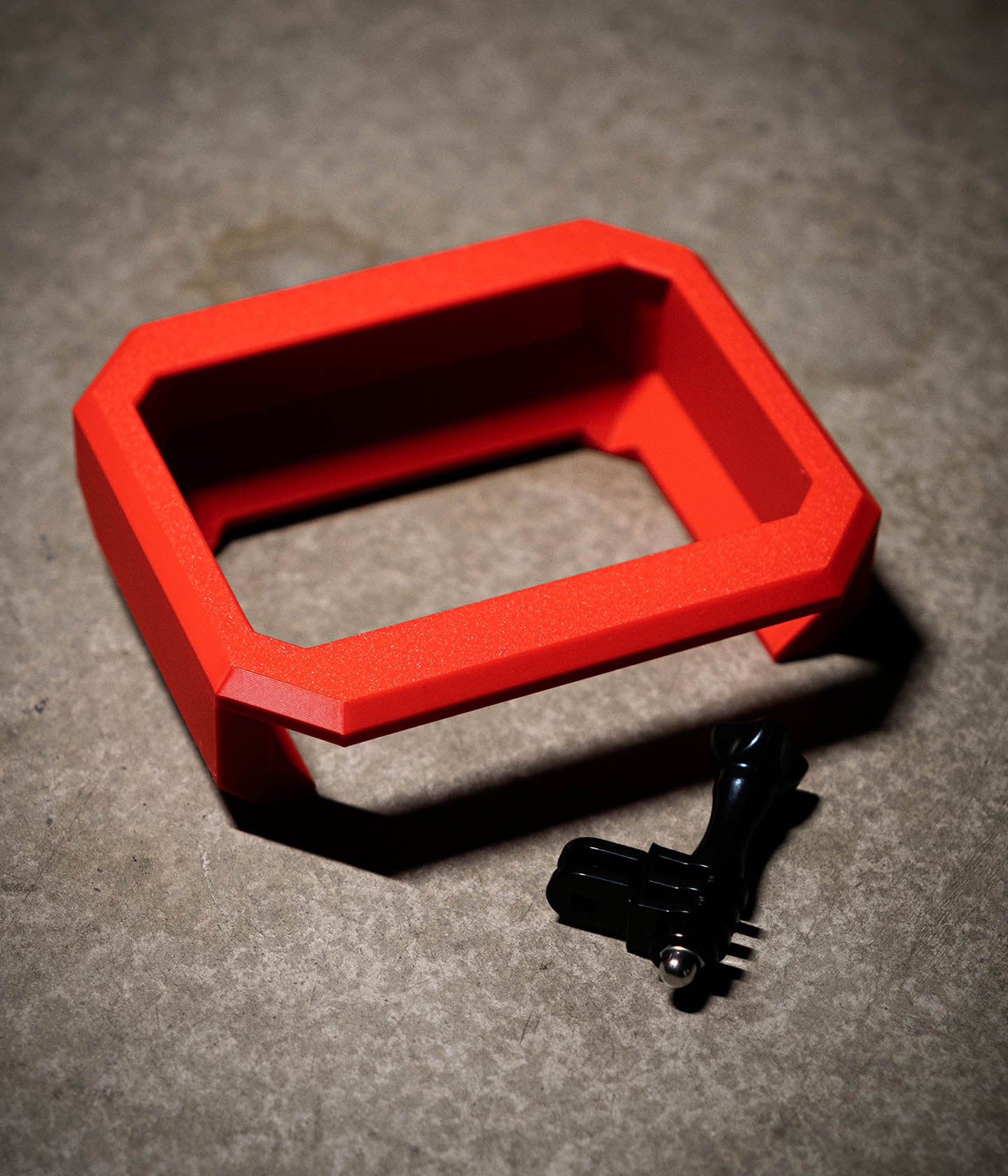 Red mini VX large hood