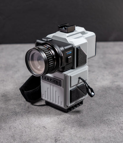 Mini 60 camera housing with GoPro Mission 1 ILS installed and lens attached