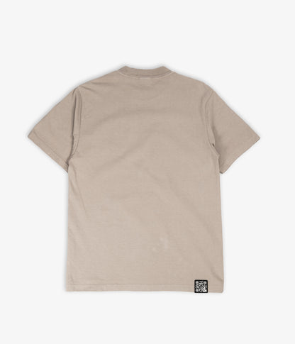 KHAKI GARMENT DYED 6OH5OH TEE