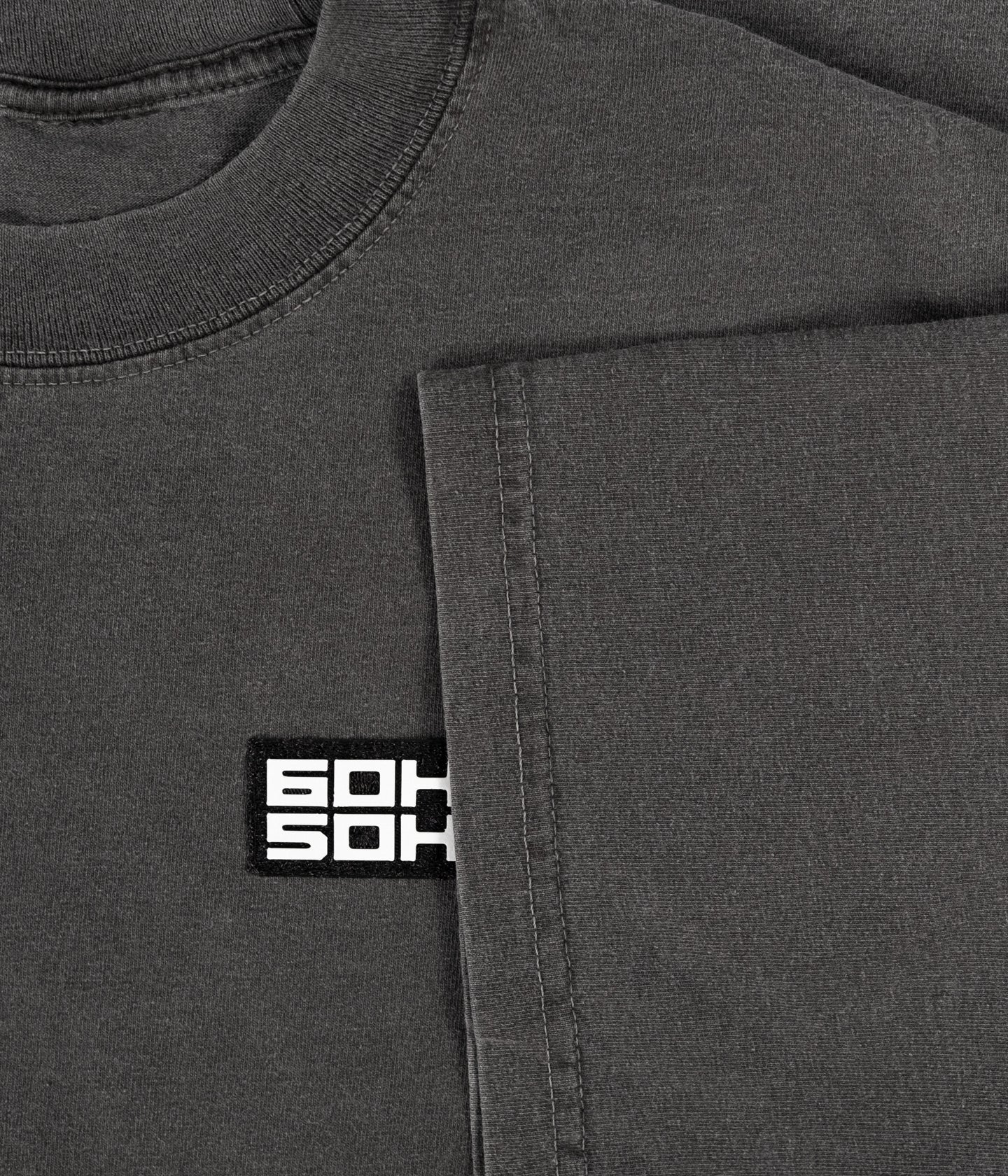 GRAPHITE GARMENT DYED 6OH5OH TEE