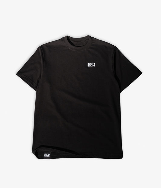 BLACK GARMENT DYED 6OH5OH TEE