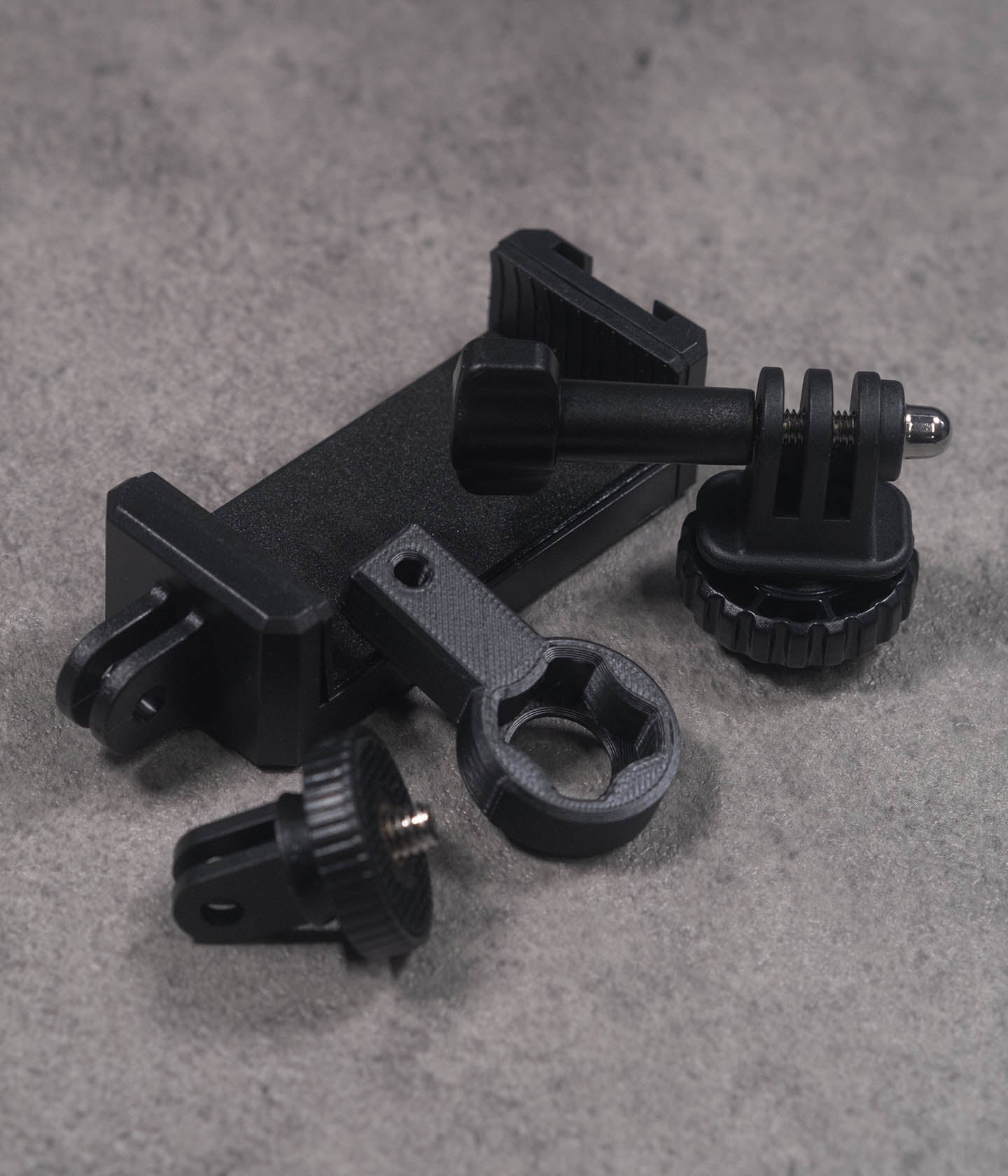 Accessories included with Mini VX camera housing used for skate filming