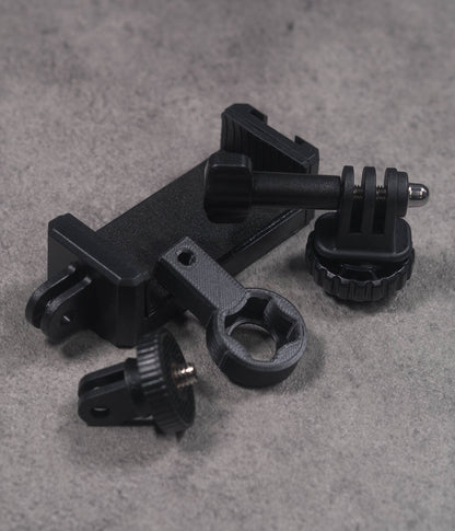 Accessories included with Mini VX camera housing used for skate filming