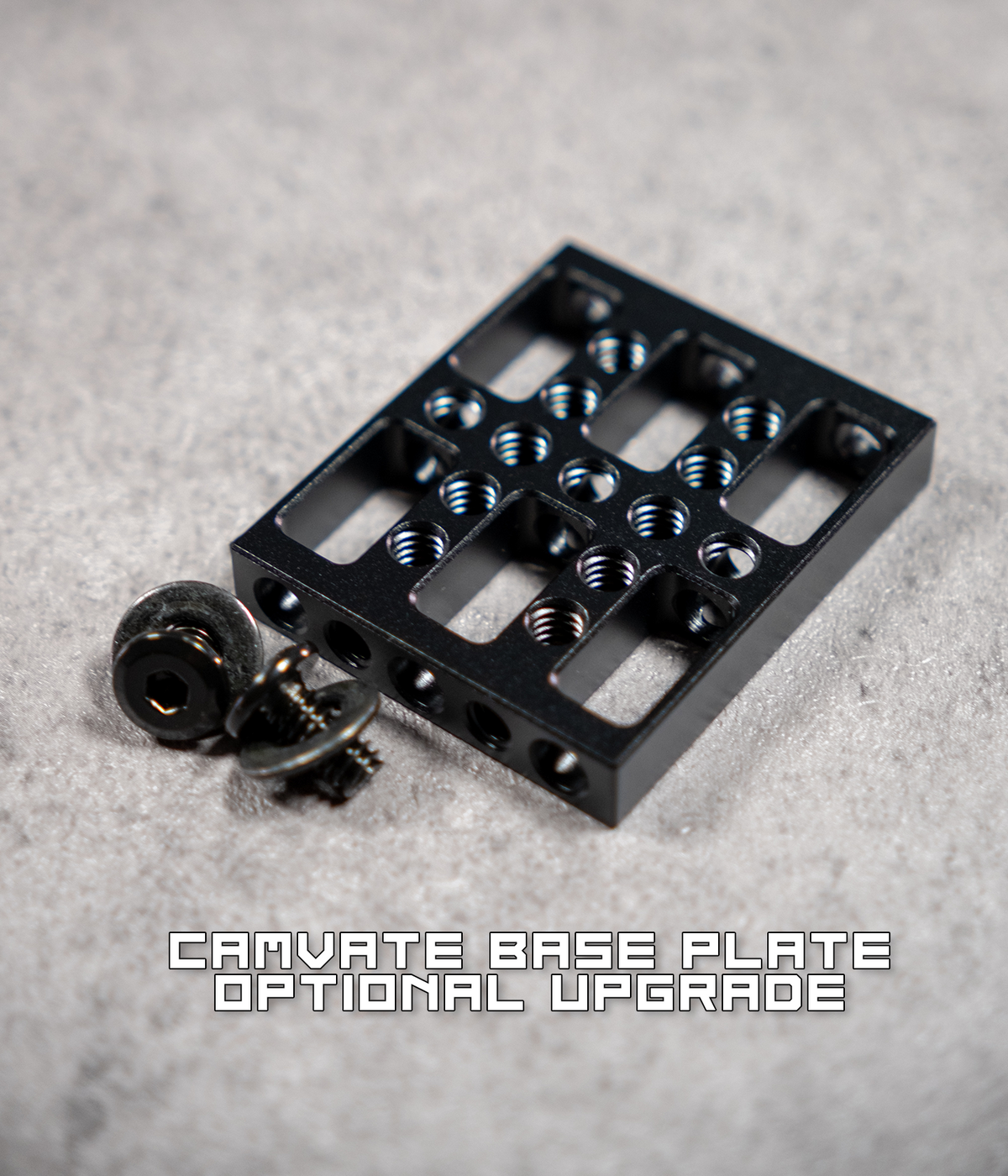 Optional CAMVATE metal mounting base plate for the Mini 60 camera housing
