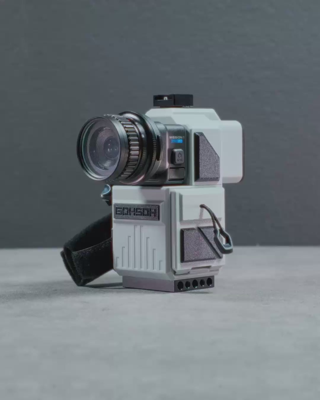 Mini 60 Handycam-style GoPro camera housing product demonstration video